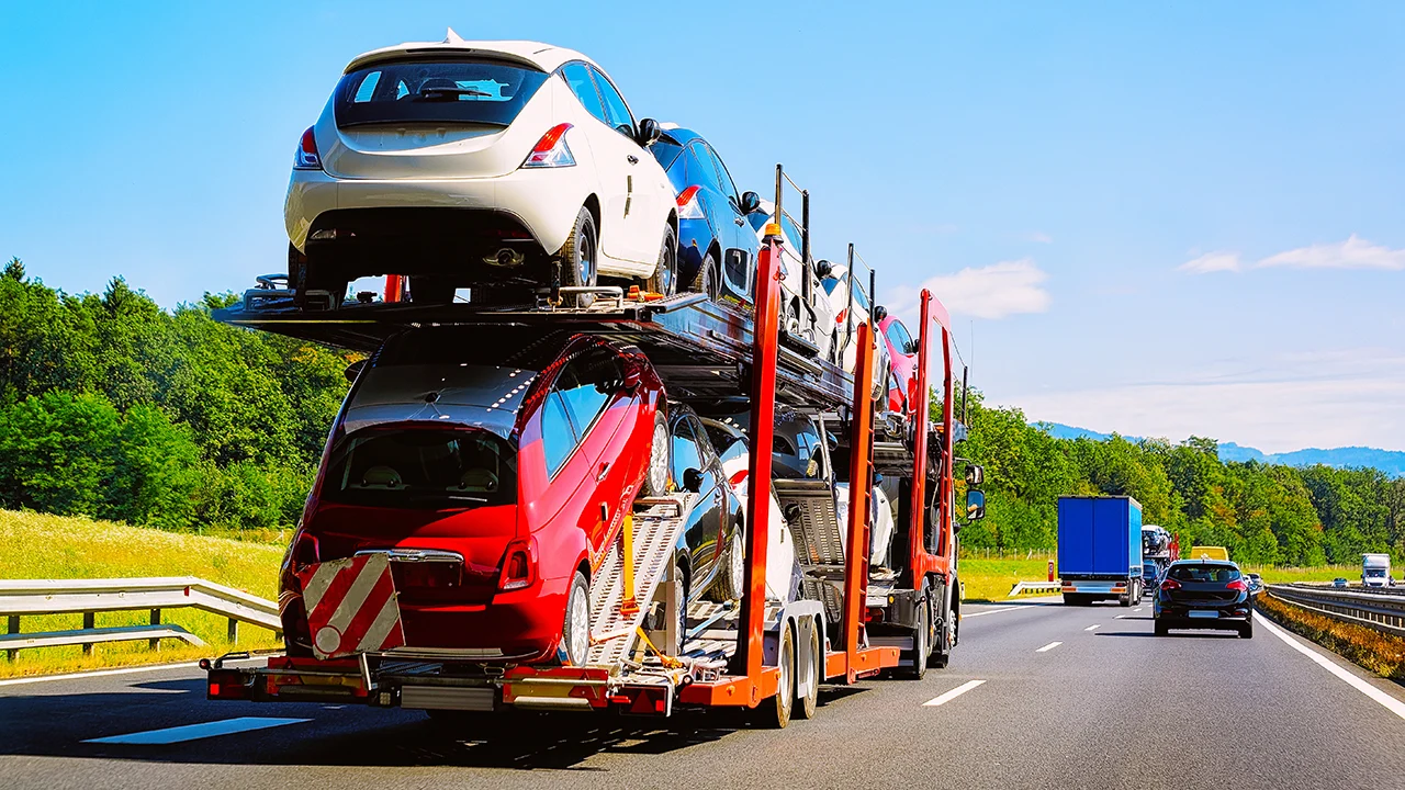 Transporting vehicles made it easy for car transport companies.